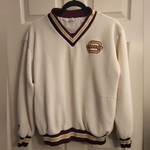 Vintage CMU Russell Athketic pullover lined thermo sweater. Size large
